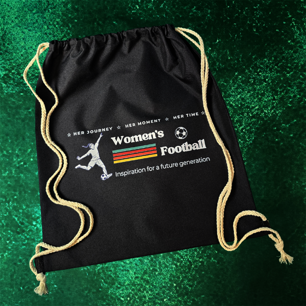 Women's Football Inspiration Generation Canvas Drawstring bag