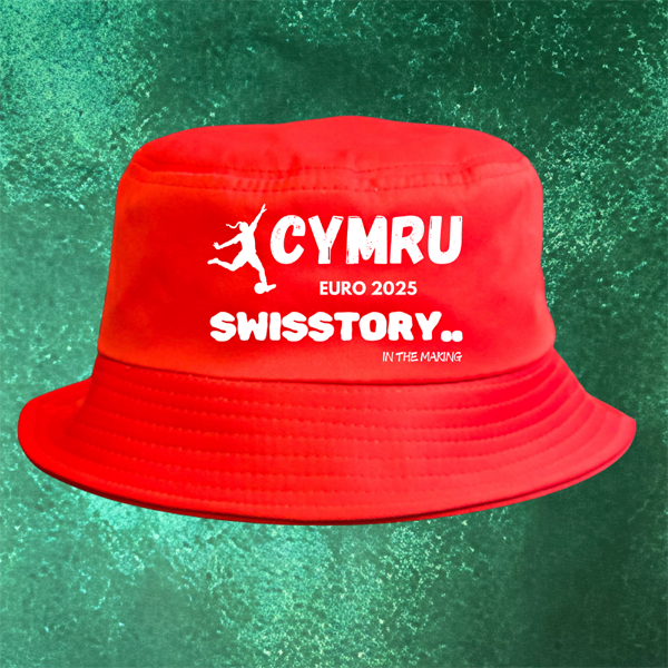 CYMRU Women's Football Euro 25 Swisstory Bucket Hat