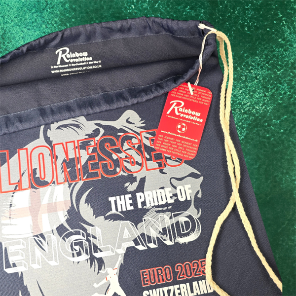 England Lionesses Euro25 Oxford Canvas Drawstring bag