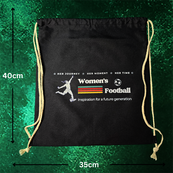Women's Football Inspiration Generation Canvas Drawstring bag
