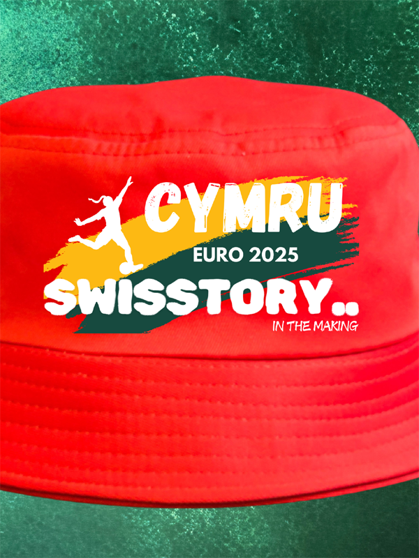 KIDS - CYMRU Graffiti Women's Euro 25 Swisstory Bucket Hat (52-54cm)