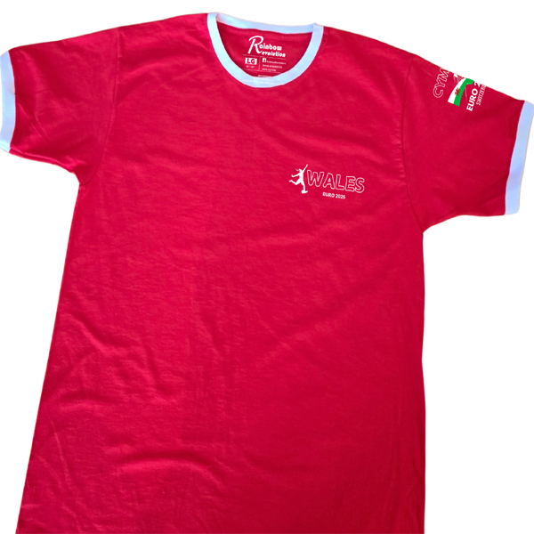 WALES Women - MAKING SWISSTORY (REAR) - Euro 25 Retro Football T-Shirt
