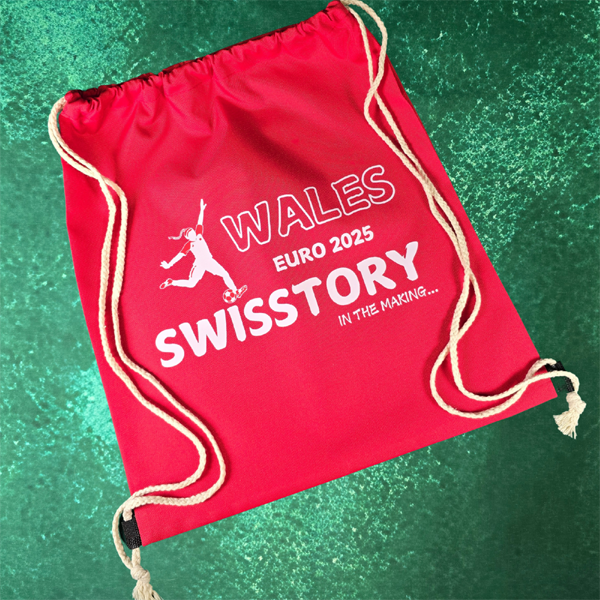 Wales Euro 25 Canvas Drawstring Sports Travel Bag