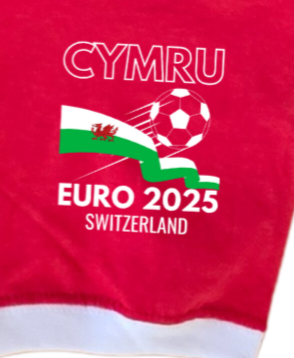 WALES Women Euro25 - SWISSTORY In The Making - Retro Football T-Shirt