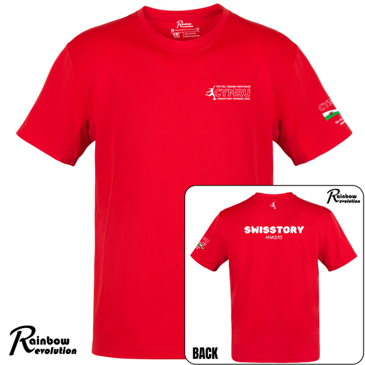KIDS (3-15 YEARS) CYMRU SWISSTORY MAKERS Football T-Shirt