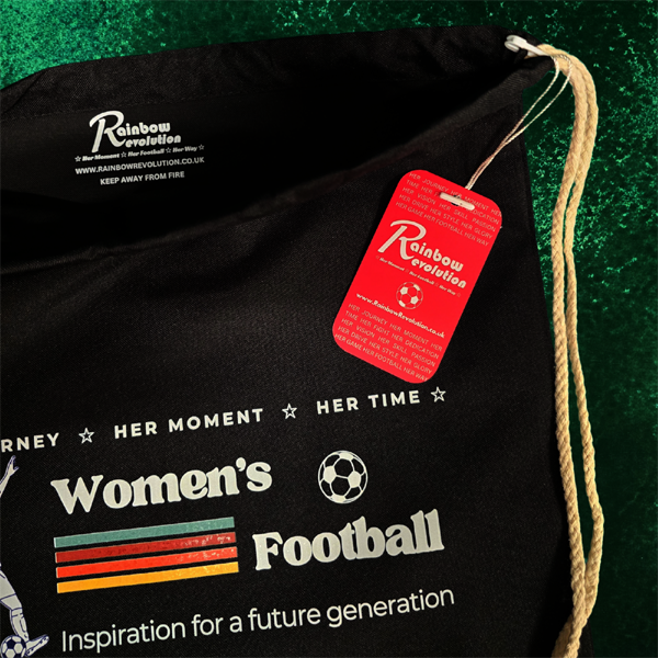Women's Football Inspiration Generation Canvas Drawstring bag