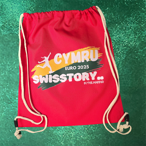 CYMRU Graffiti Euro 25 Swisstory Canvas carry on bag