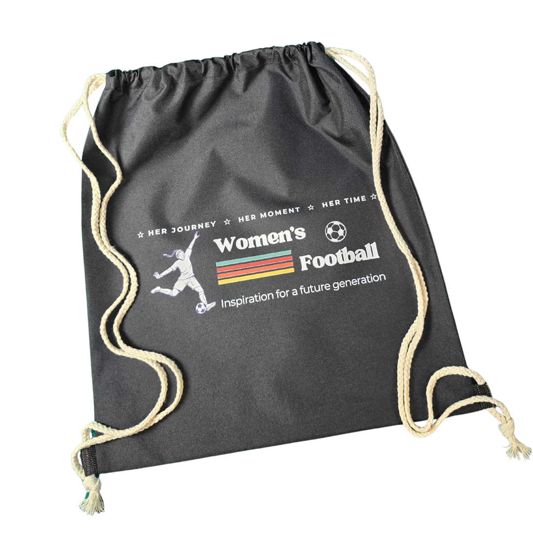Women's Football Inspiration Generation Canvas Drawstring bag