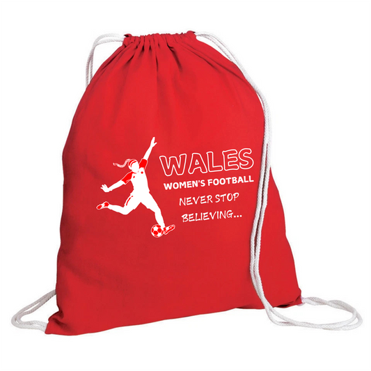 WALES - NEVER STOP BELIEVING Sports Travel Bag