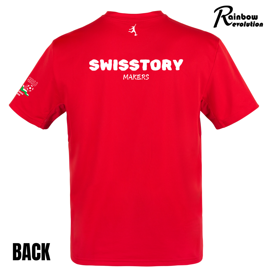 KIDS (3-15 YEARS) CYMRU SWISSTORY MAKERS Football T-Shirt