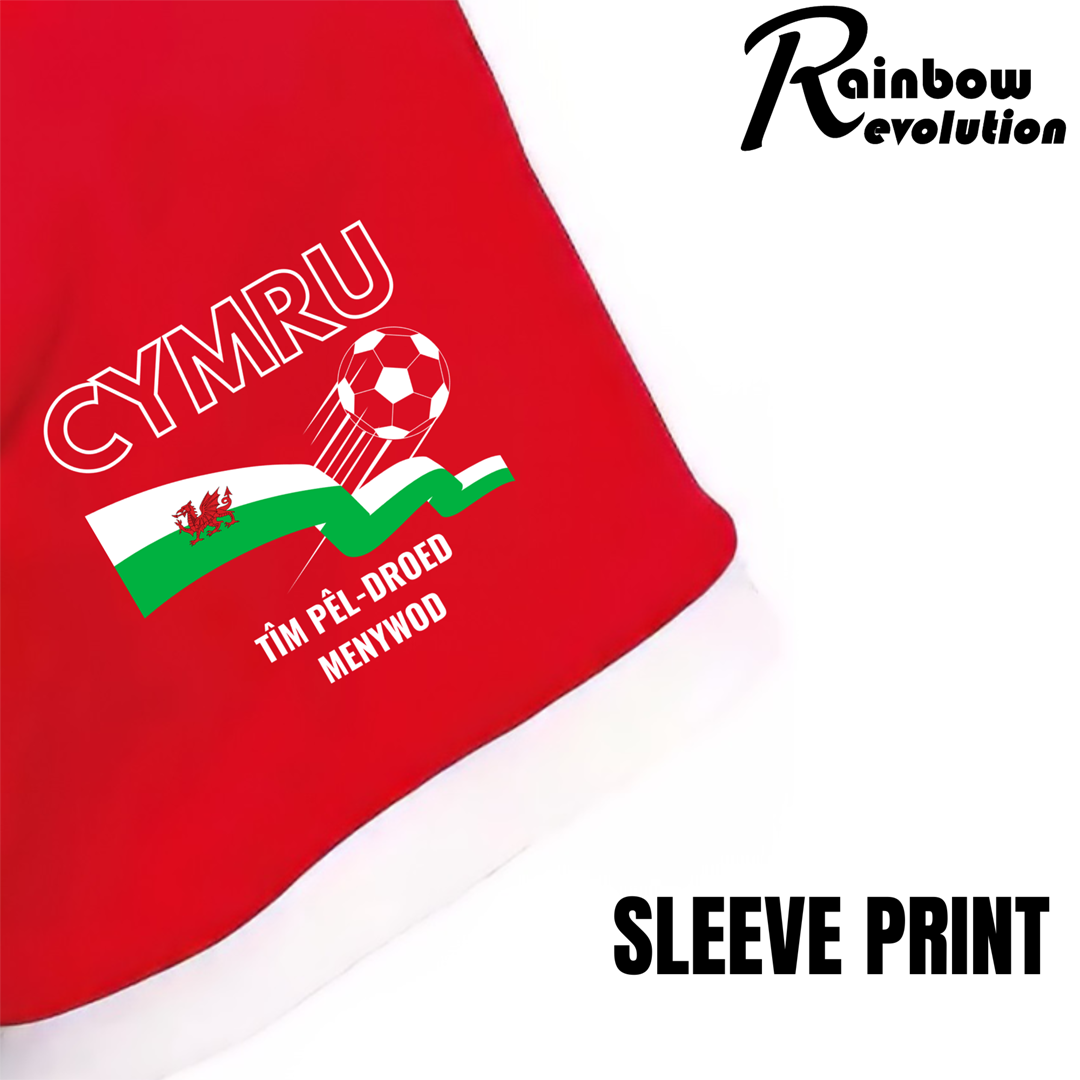 SWISSTORY MAKERS - Cymru Women's Classic Retro Football T-Shirt
