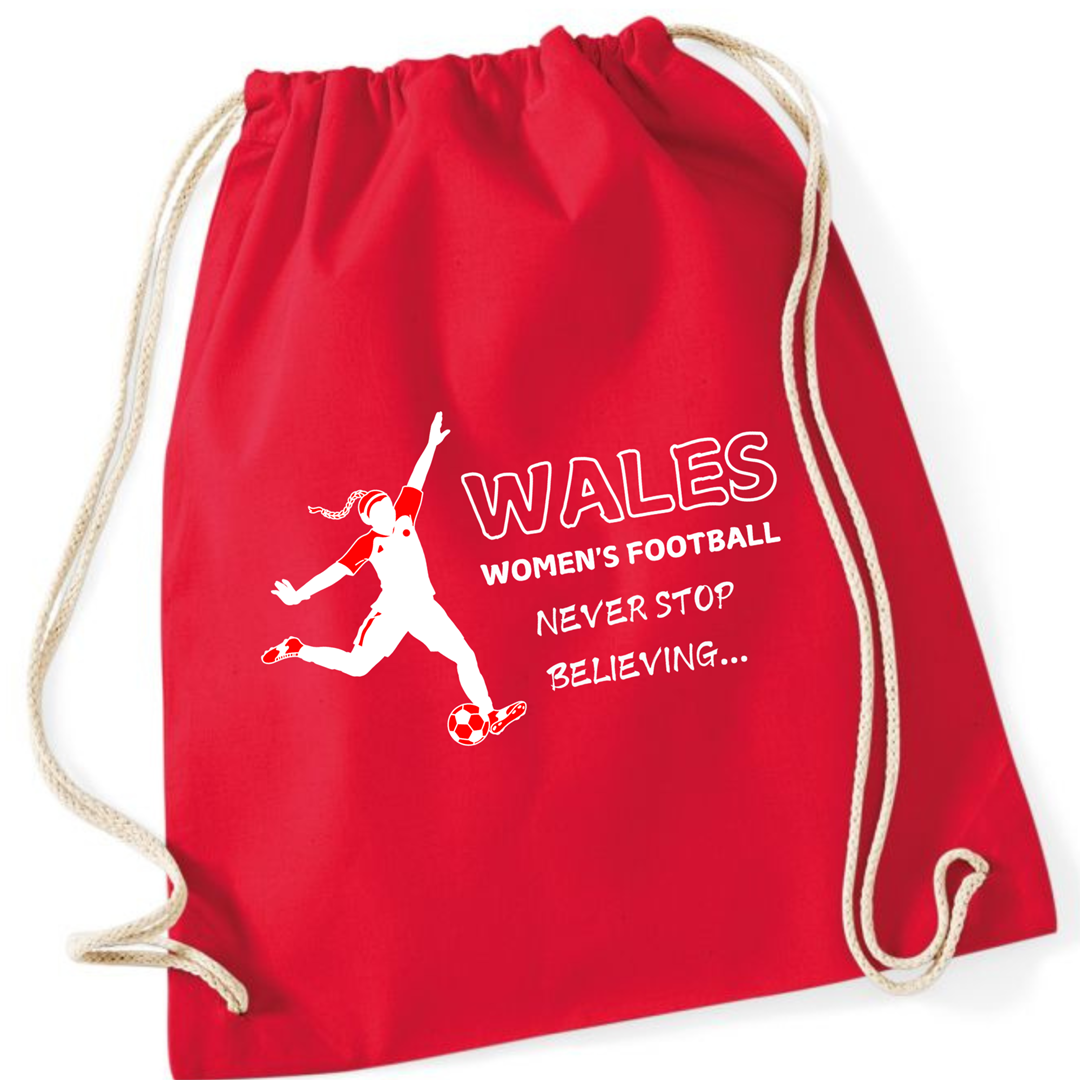 WALES - NEVER STOP BELIEVING Sports Travel Bag