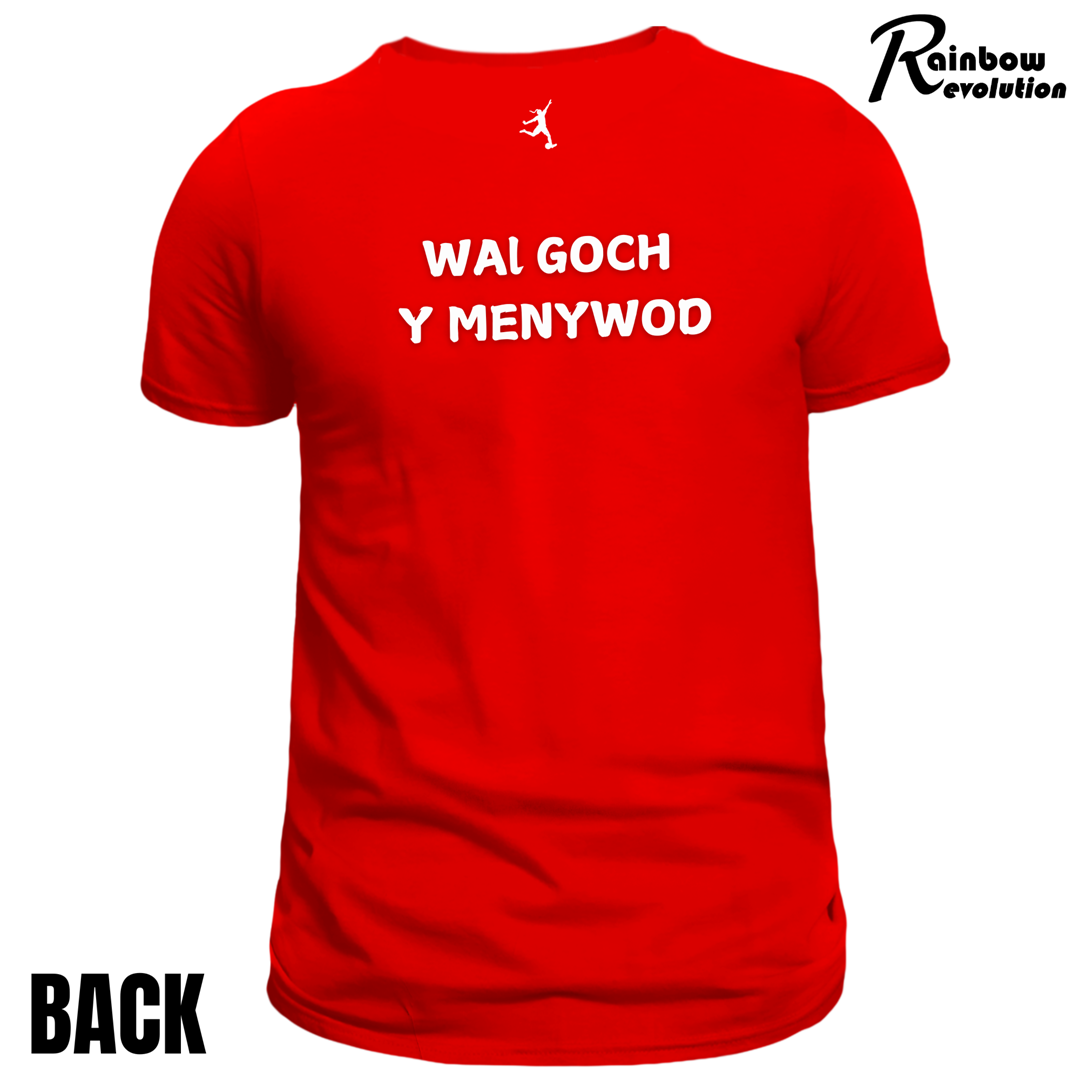 CYMRU WAL GOCH Y MENYWOD - Adult T-Shirt