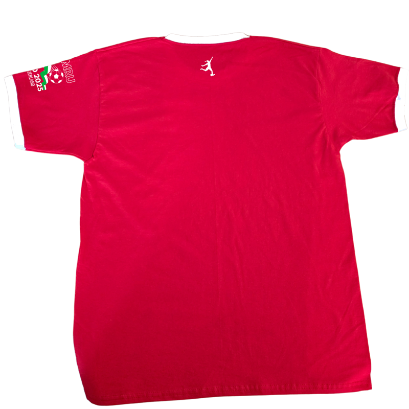 WALES Women Euro25 - SWISSTORY In The Making - Retro Football T-Shirt
